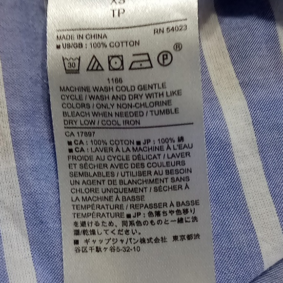 BANANA REPUBLIC Womens XS Top Shirt Preowned  Used Short Sleeve Extra Small - Picture 8 of 8